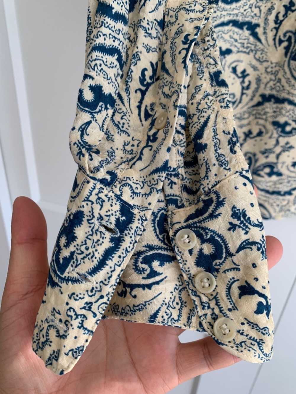 Ba&sh Paisley Print Top Blouse Size XS - Picture 3 of 9